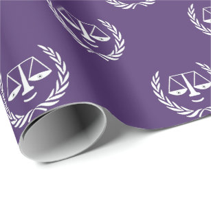 Lawyer Attorney Gift Wrapping Paper