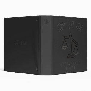 Lawyer   Attorney   Judge   Law Firm / Office Binder