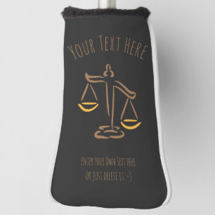 Lawyer Attorney Judge Law Firm / Office Golf Head Cover
