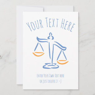 Lawyer Attorney Judge Law Firm / Office Invitation