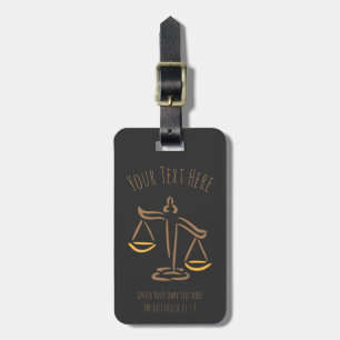Lawyer   Attorney   Judge   Law Firm / Office Luggage Tag