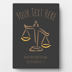 Lawyer   Attorney   Judge   Law Firm / Office Plaque