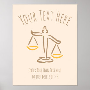 Lawyer   Attorney   Judge   Law Firm / Office Poster