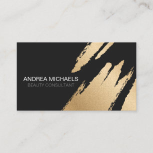 Lawyer Attorney Legal Law Bold Black Gold Business Card