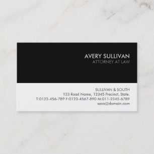 Lawyer Attorney Legal Law  Business Card