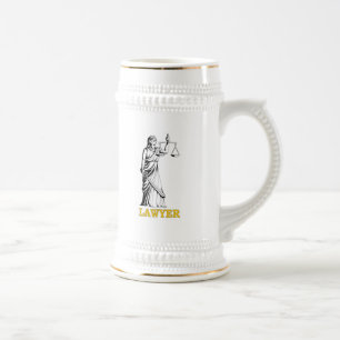 LAWYER BEER STEIN