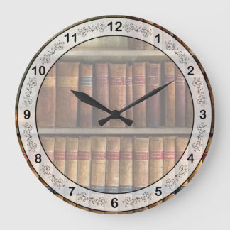Lawyer - Books - Law books Large Clock