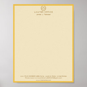Lawyer Business Supplies  Premium Legal Office Es Poster