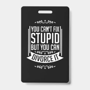 Lawyer Can Divorce It Badge