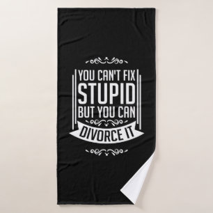 Lawyer Can Divorce It Bath Towel