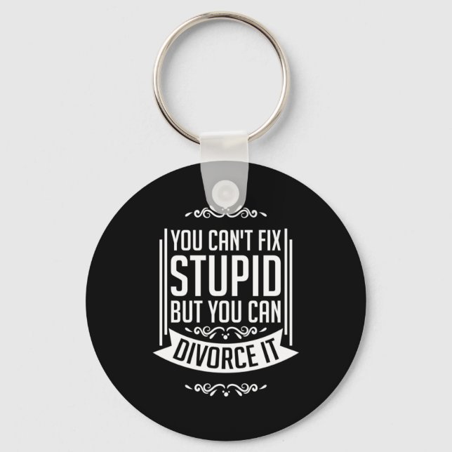 Lawyer Can Divorce It Keychain (Front)