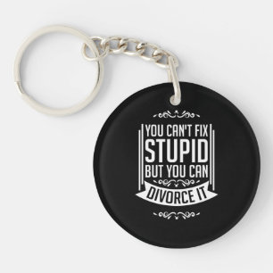Lawyer Can Divorce It Keychain