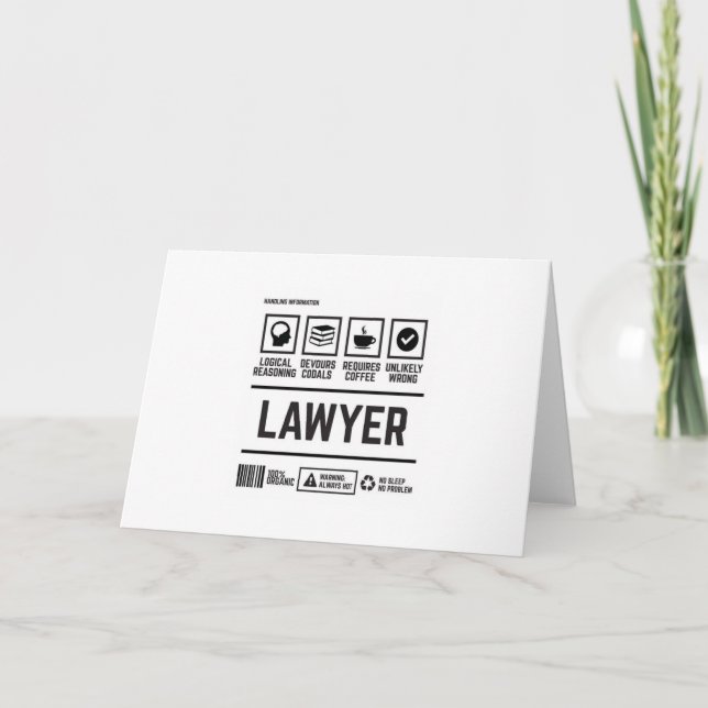 lawyer card (Front)
