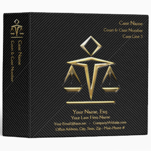 Lawyer Case Book v4 (Personalized) Binder