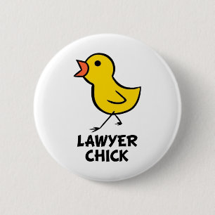 Lawyer Chick 2 Inch Round Button