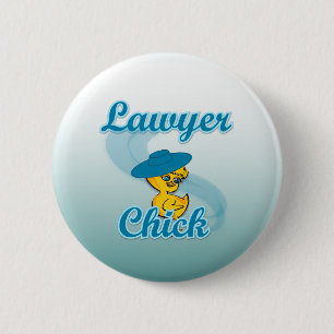 Lawyer Chick #3 2 Inch Round Button