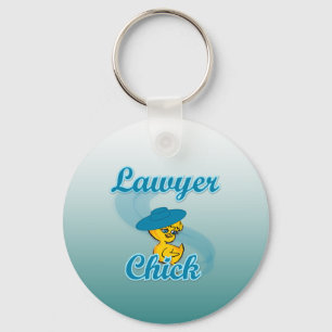 Lawyer Chick #3 Keychain