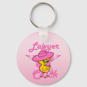 Lawyer Chick #8 Keychain