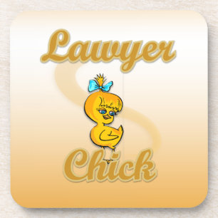 Lawyer Chick Coaster
