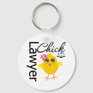 Lawyer Chick Keychain