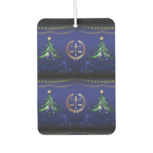 Lawyer Christmas Tree Elegant Air Freshener