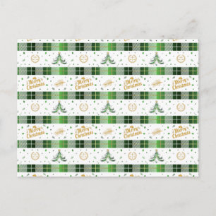 Lawyer Christmas Tree - Scales of Justice Postcard