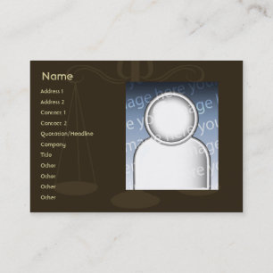 Lawyer - Chubby Business Card