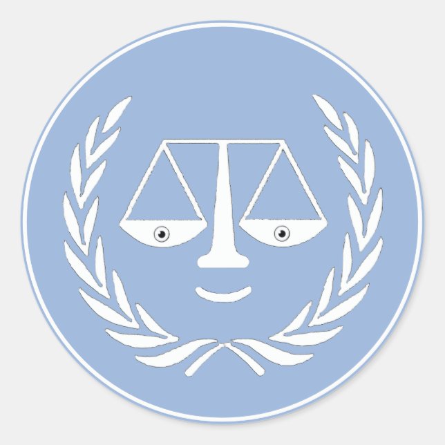 Lawyer Classic Round Sticker (Front)
