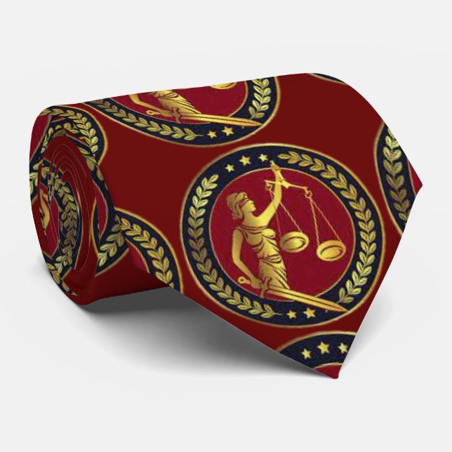 Lawyer Classical Gift Neck Tie (Rolled)