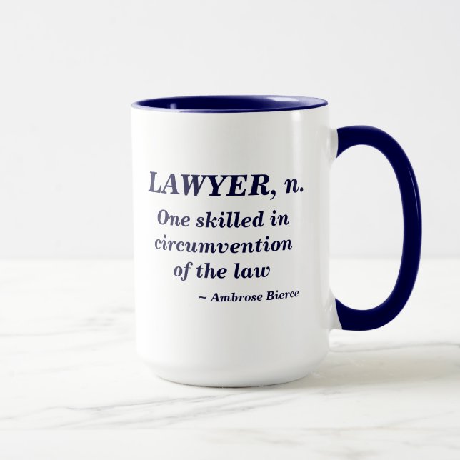 Lawyer Definition Mug (Right)
