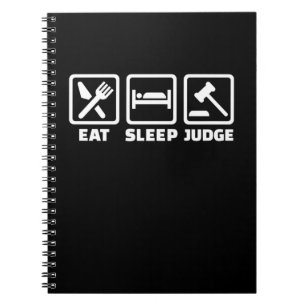 Lawyer Eat Sleep Judge Notebook