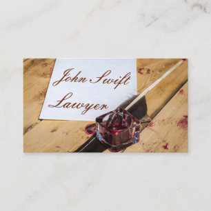 Lawyer Funny customizable Business Card