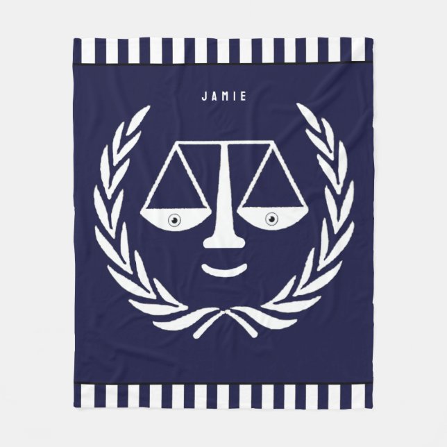 Lawyer Gift Fleece Blanket (Front)