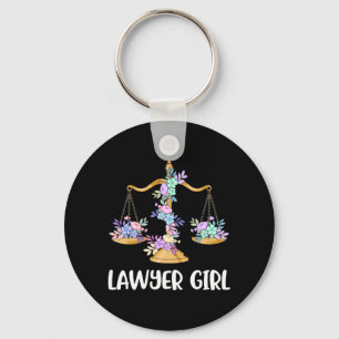 Lawyer Girl Keychain