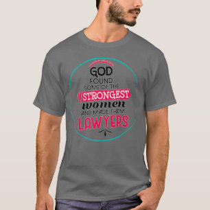 Lawyer God Attorney Gift  Christian Law School T-Shirt