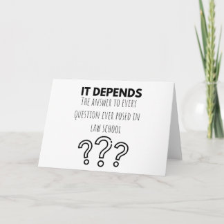 Lawyer greeting card