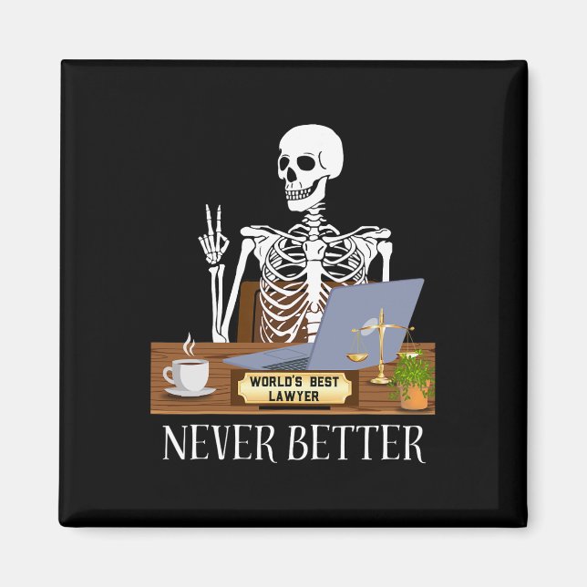 Lawyer Halloween  Magnet (Front)