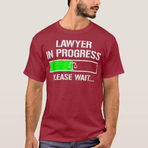 Lawyer In Progress Funny Law School Student Tee