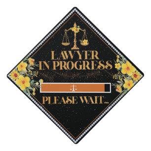 Lawyer in Progress Graduation Cap Topper