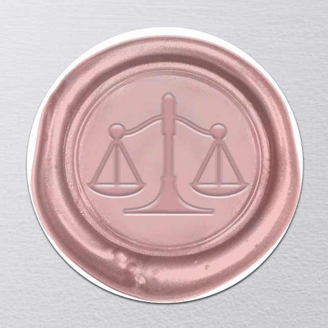 Lawyer Law Office Rose Gold Wax Seal (Creator Uploaded)