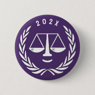 Lawyer Law School Graduation Button