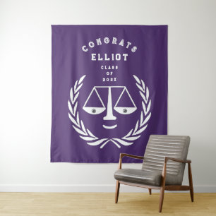 Lawyer Law School Graduation Party Tapestry