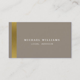 LAWYER LEGAL ADVISER ELEGANT PROFESSIONAL BUSINESS CARD