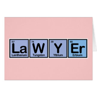 Lawyer made of Elements
