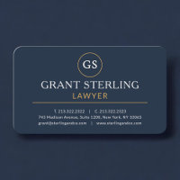 Lawyer Navy Blue Professional