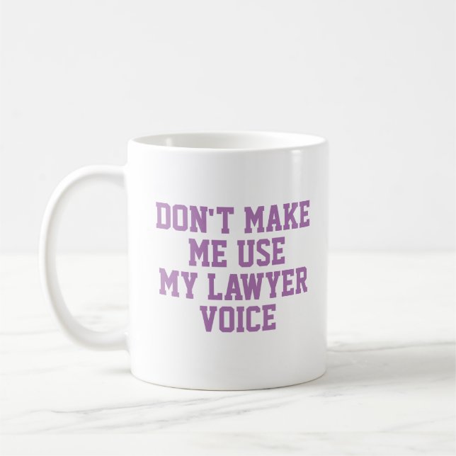 Lawyer Office Gift Mug | Funny Quote Slogan (Left)