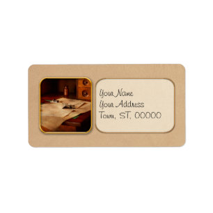 Lawyer - Optician - Reading the fine print Label