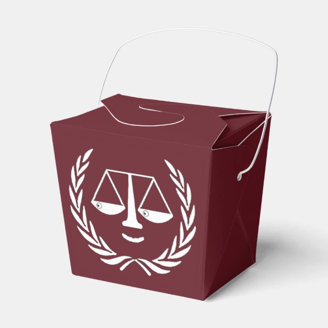 Lawyer Party Favor Box (Front Side)