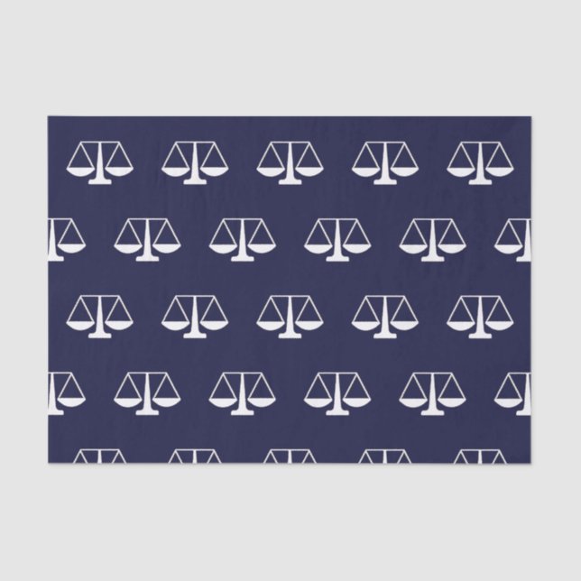 Lawyer Party Gifts Tissue Paper (Front)
