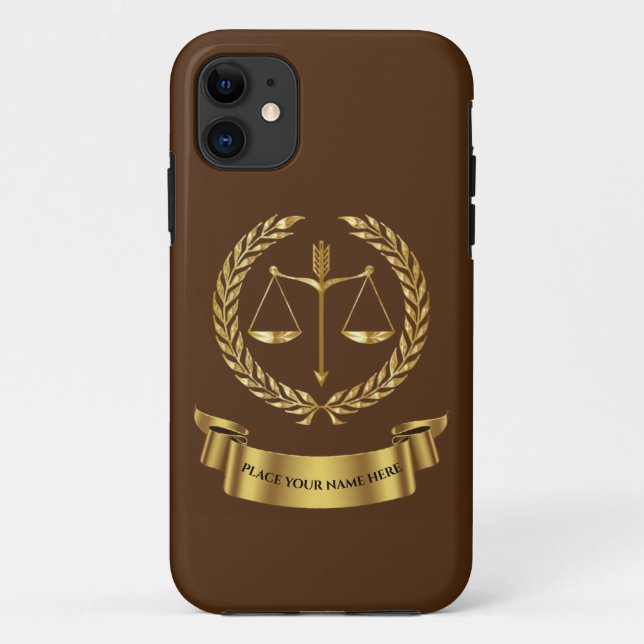 Lawyer Personalized  Case-Mate iPhone Case (Back)